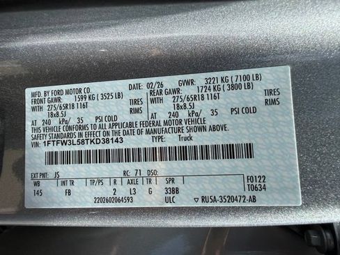 Certified 2026 Ford F150 XLT w/ Equipment Group 302A MID AWD/4WD image 46