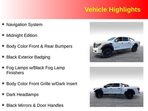 Used 2018 Nissan Titan SL w/ Midnight Edition AWD/4WD image 3
