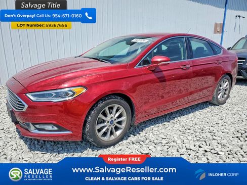 Used 2017 Ford Fusion SE w/ Fusion SE Technology Package FWD image 1