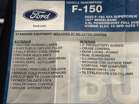 Used 2023 Ford F150 XL w/ XL Chrome Appearance Package image 39