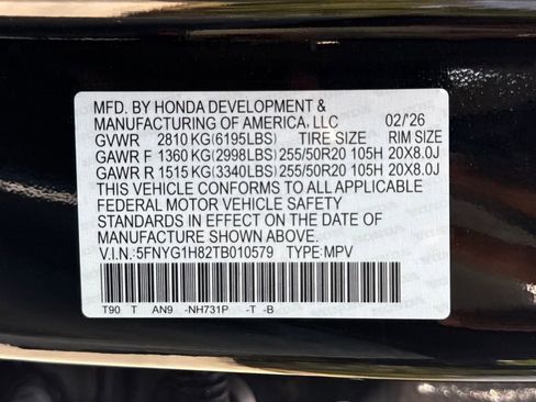 New 2026 Honda Pilot Elite image 28