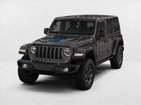 Used 2021 Jeep Wrangler Unlimited Rubicon 4xe w/ Steel Bumper Group AWD/4WD image 1