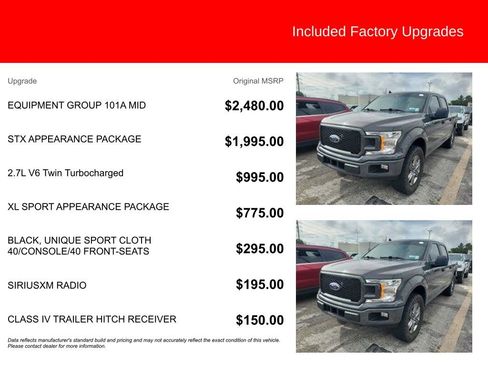 Used 2020 Ford F150 XL w/ Equipment Group 101A Mid RWD image 2