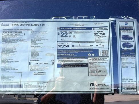 New 2026 Jeep Grand Cherokee Laredo X AWD/4WD image 16
