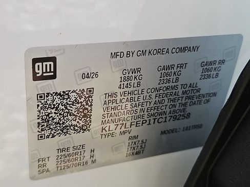 New 2026 Chevrolet Trax LS w/ LS Convenience Package FWD image 33