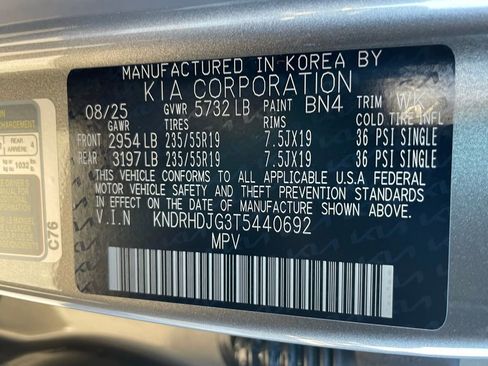 New 2026 Kia Sorento EX w/ EX Premium Package AWD/4WD image 35