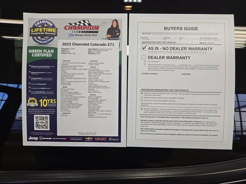 Certified 2022 Chevrolet Colorado Z71 w/ Safety Package image 36