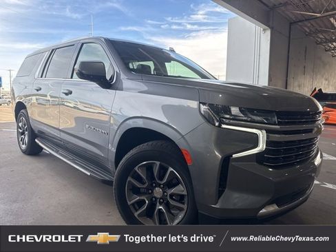 Used 2021 Chevrolet Suburban LT w/ Rear Media and Nav Package image 1