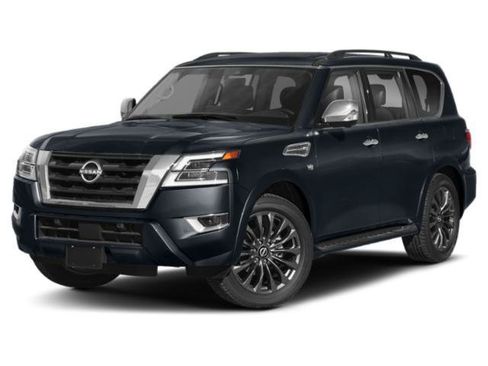 Certified 2022 Nissan Armada Platinum w/ Captain's Chairs Package AWD/4WD image 1