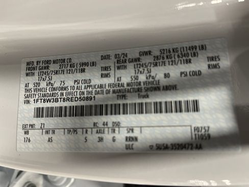 Used 2024 Ford F350 XL w/ Snow Plow Prep Package image 27