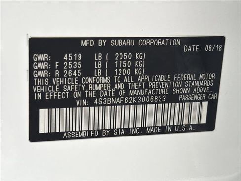 Used 2019 Subaru Legacy 2.5i Premium image 27