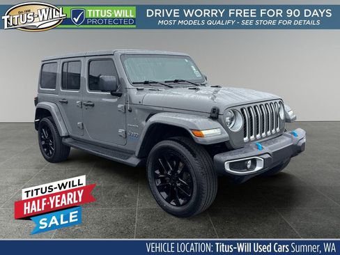 Used 2023 Jeep Wrangler Unlimited Sahara w/ Cold Weather Group AWD/4WD image 1