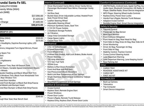 Certified 2026 Hyundai Santa Fe SEL FWD image 33