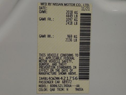 Used 2021 Nissan Altima 2.5 SR AWD/4WD image 33