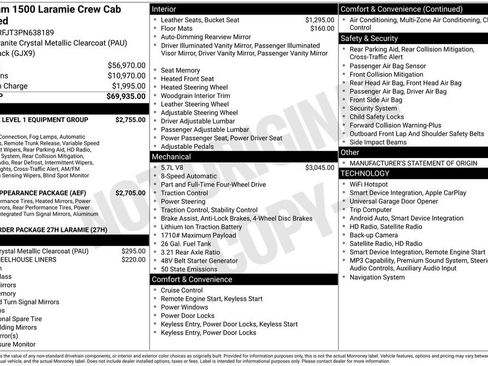 Used 2023 RAM 1500 Laramie AWD/4WD image 54