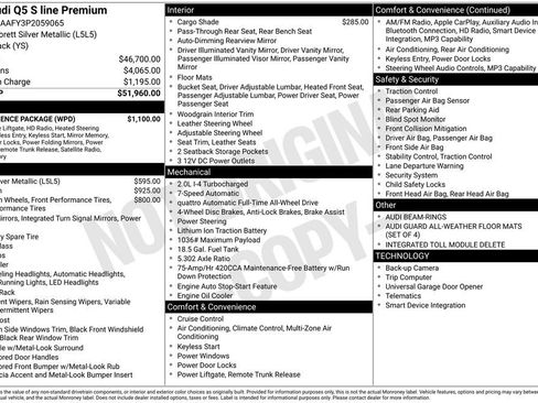 Used 2023 Audi Q5 2.0T Premium w/ Convenience Package image 5