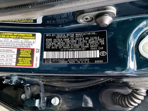 Certified 2021 Toyota Camry SE w/ Convenience Package image 66