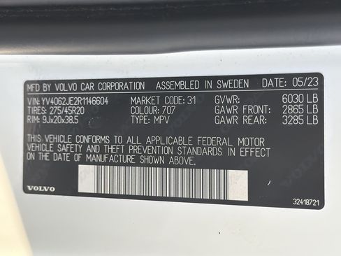 Certified 2024 Volvo XC90 B6 Plus w/ Protection Package Premier AWD/4WD image 36