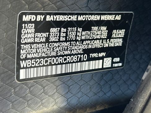Used 2024 BMW iX xDrive50 w/ Sport Package AWD/4WD image 41