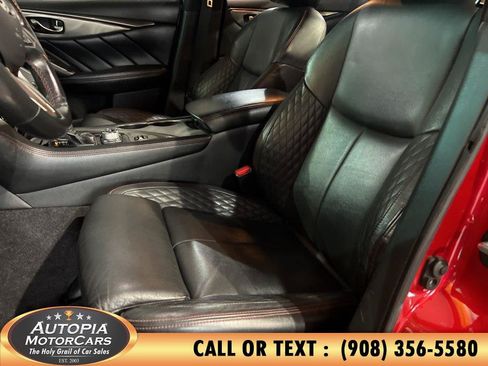 Used 2019 INFINITI Q50 Red Sport 400 w/ Sensory Package AWD/4WD image 9