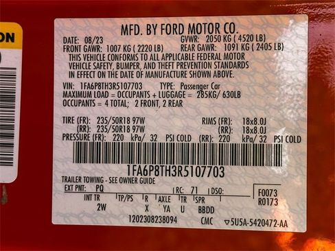 Used 2024 Ford Mustang EcoBoost image 30