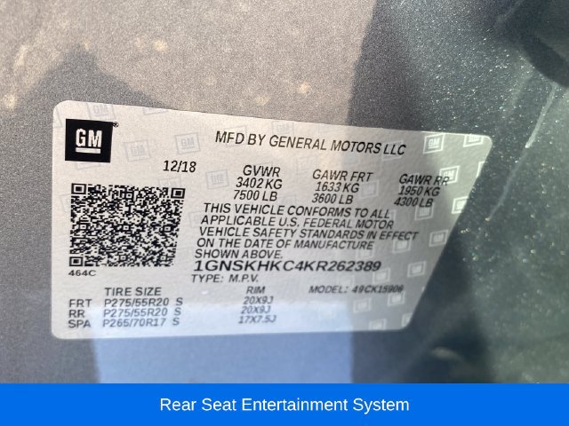 Used 2019 Chevrolet Suburban LT w/ LT Signature Package AWD/4WD image 28