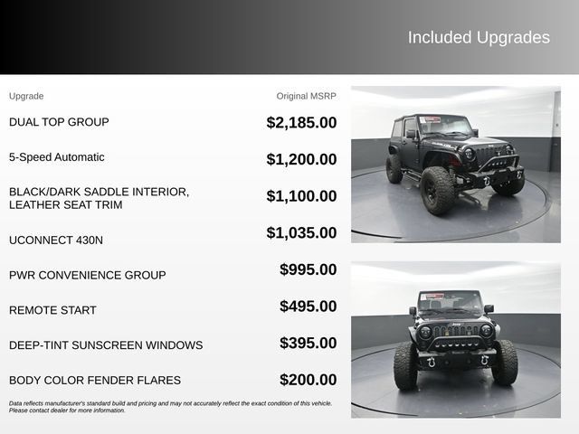 Used 2013 Jeep Wrangler Rubicon w/ Dual Top Group AWD/4WD image 4