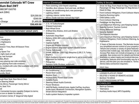 Used 2023 Chevrolet Colorado W/T RWD image 16