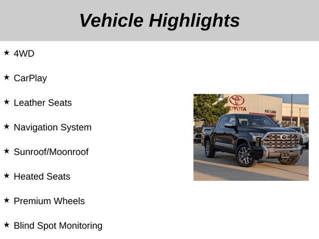 Used 2024 Toyota Tundra 1794 Edition AWD/4WD image 5