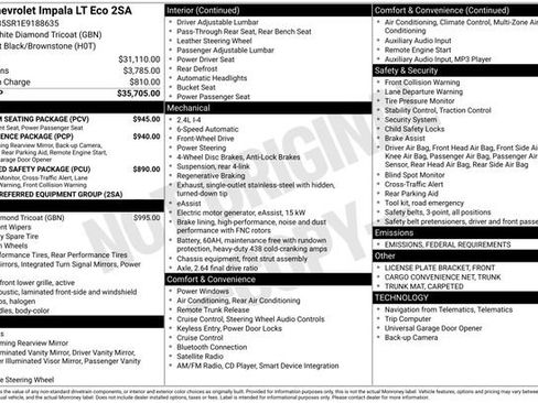 Used 2014 Chevrolet Impala LT Eco w/ Premium Seating Package image 2
