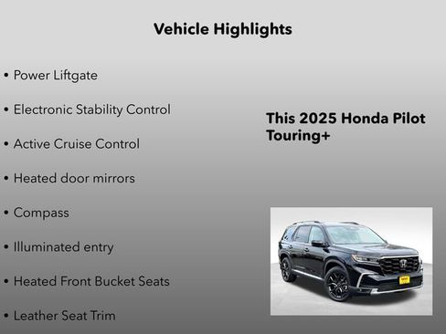 New 2025 Honda Pilot Touring image 10