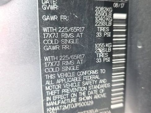 Certified 2018 Nissan Rogue SV FWD image 17