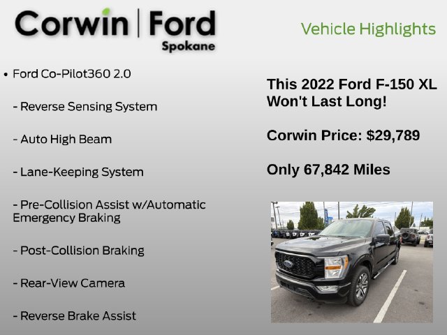 Certified 2022 Ford F150 XL w/ STX Appearance Package AWD/4WD image 12