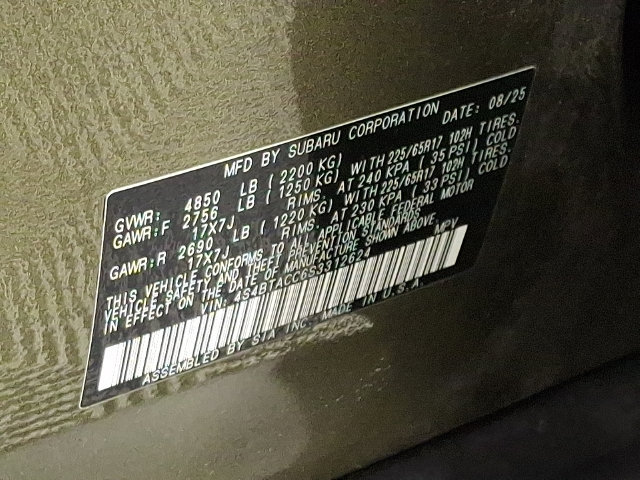 Certified 2025 Subaru Outback Premium AWD/4WD image 23