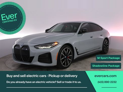 Used 2023 BMW i4 eDrive40 w/ M Sport Package RWD image 1