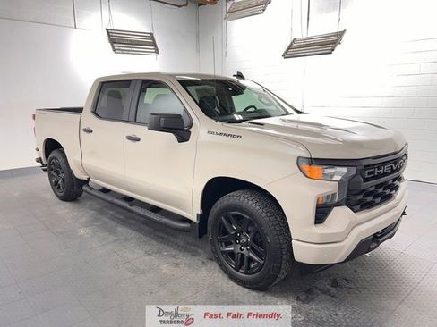 New 2026 Chevrolet Silverado 1500 Custom w/ Turbomax Blackout Package AWD/4WD image 3