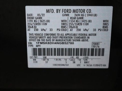 Used 2022 Ford Explorer XLT w/ Equipment Group 202A image 31