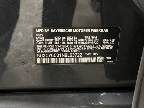 Used 2022 BMW X6 xDrive40i w/ Executive Package image 28