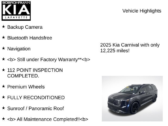 Used 2025 Kia Carnival SX Prestige FWD image 7