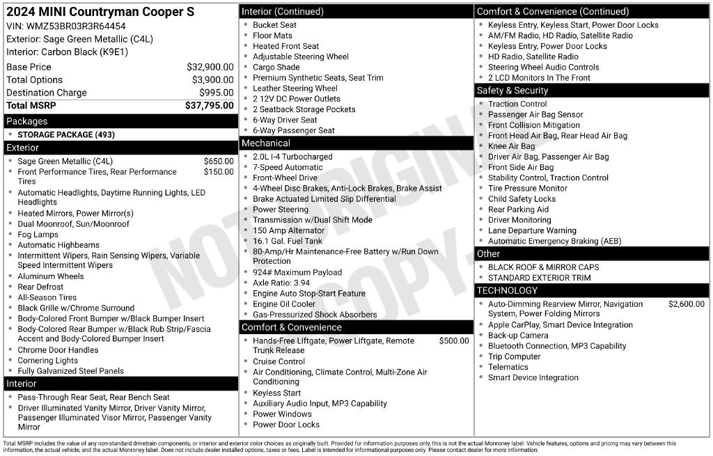 Used 2024 MINI Cooper Countryman S FWD image 9