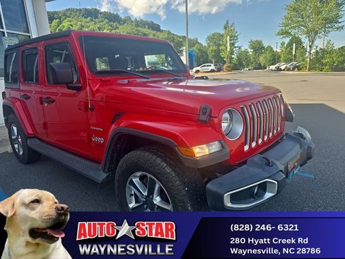 Used 2020 Jeep Wrangler Unlimited Sahara AWD/4WD image 1