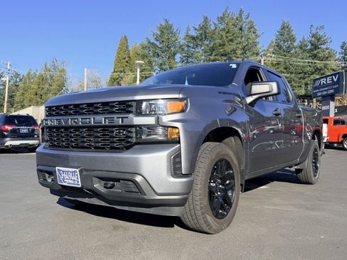 Used 2021 Chevrolet Silverado 1500 Custom w/ LPO, Blackout Package image 1