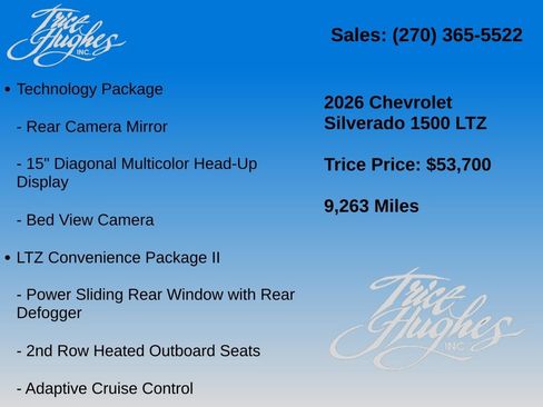 Used 2026 Chevrolet Silverado 1500 LTZ w/ Technology Package AWD/4WD image 7