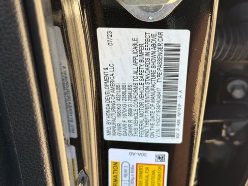 Used 2023 Honda Accord EX image 55
