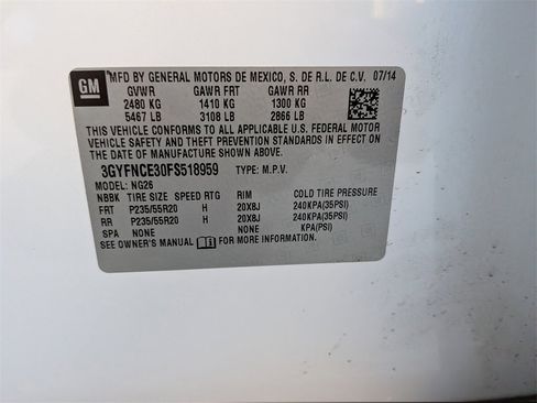 Used 2015 Cadillac SRX Performance w/ Driver Awareness Package image 29