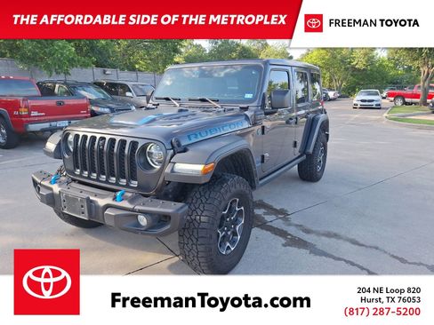 Used 2021 Jeep Wrangler Unlimited Rubicon 4xe w/ Steel Bumper Group AWD/4WD image 1