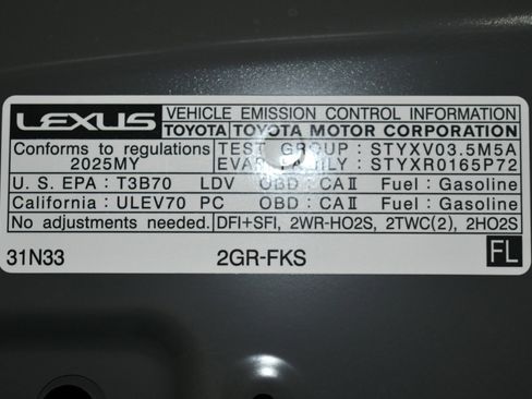Used 2025 Lexus IS 350 F Sport w/ Navigation Package RWD image 94
