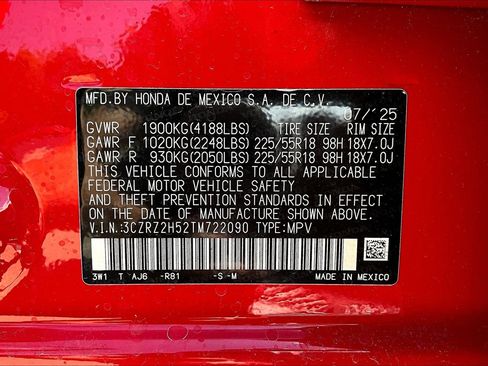 Certified 2026 Honda HR-V Sport image 19