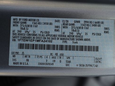 Used 2021 Ford F150 XLT w/ Equipment Group 302A High AWD/4WD image 41