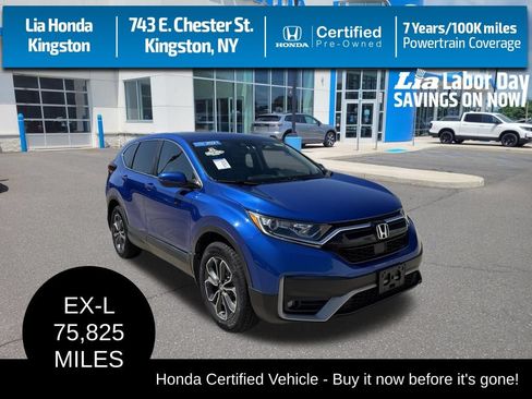 Certified 2021 Honda CR-V EX-L image 1